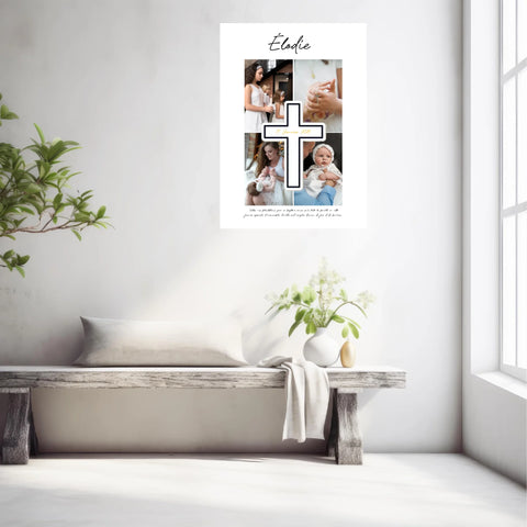 Cadre Photo Baptême