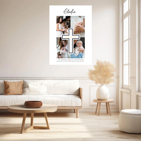 Cadre Photo Baptême