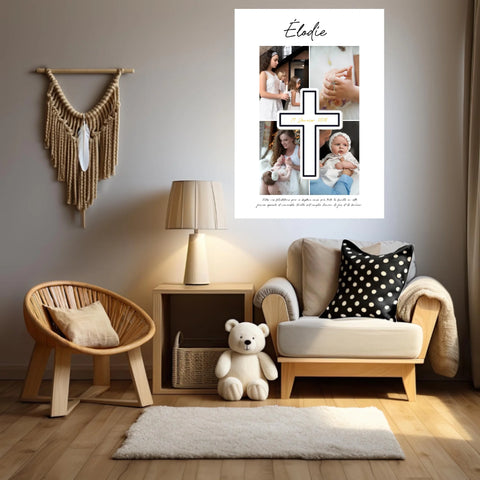 Cadre Photo Baptême