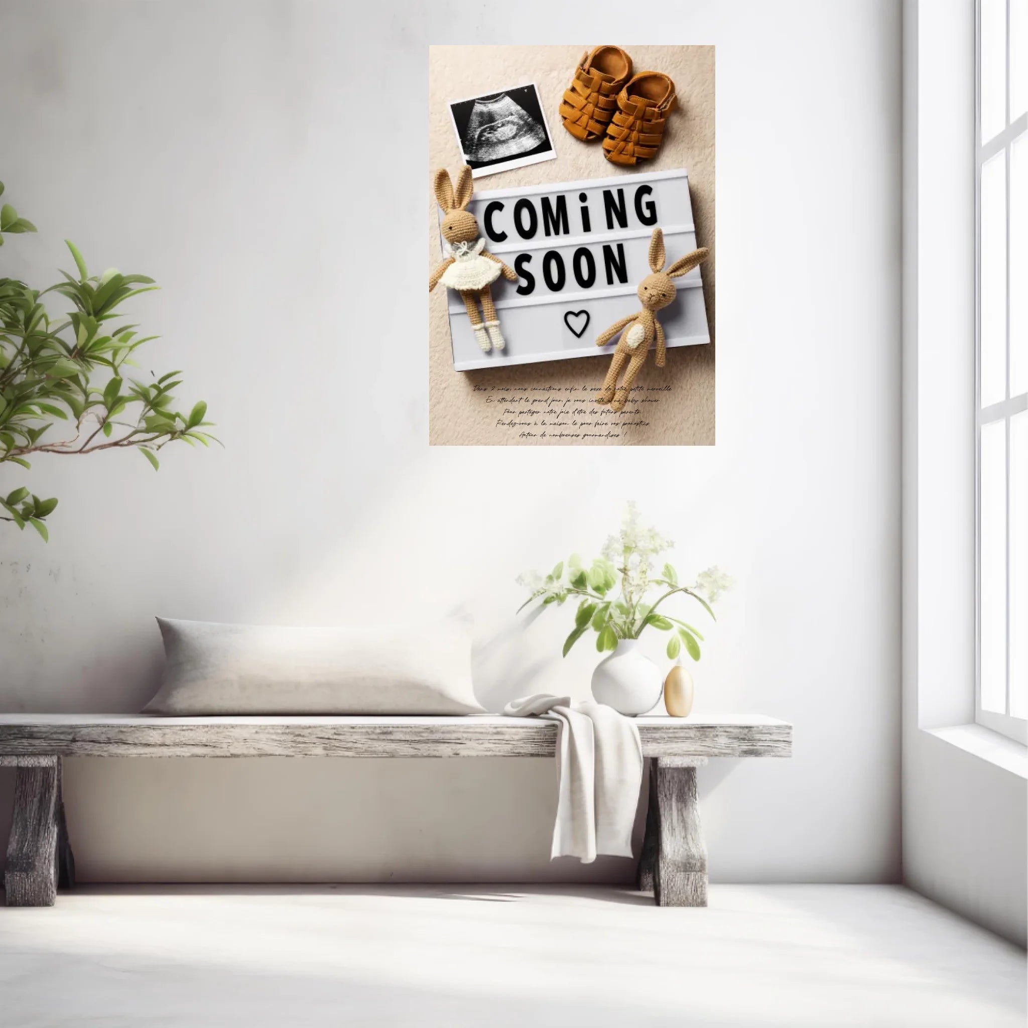 Tableau Photo Personnalisé Baby Shower