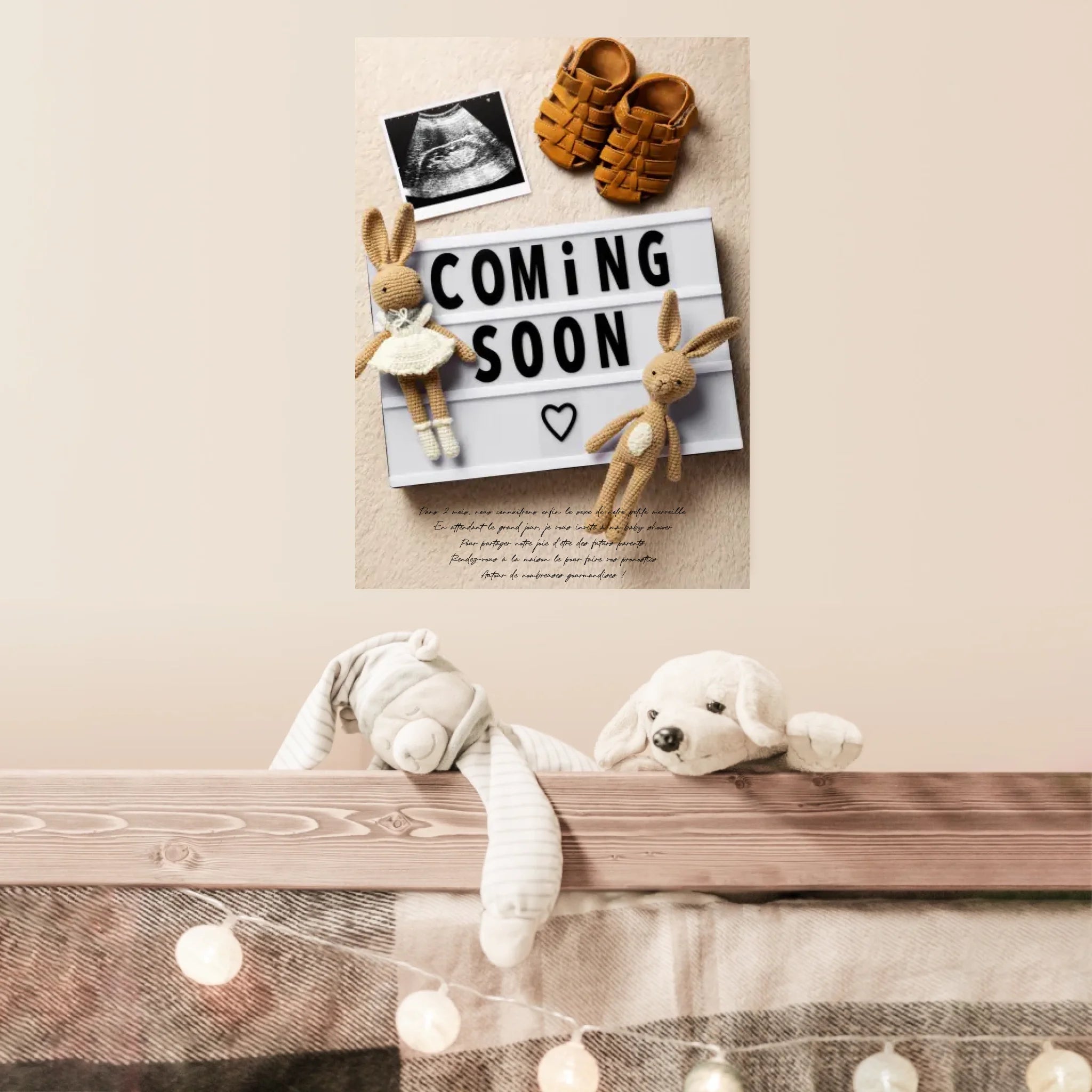 Tableau Photo Personnalisé Baby Shower