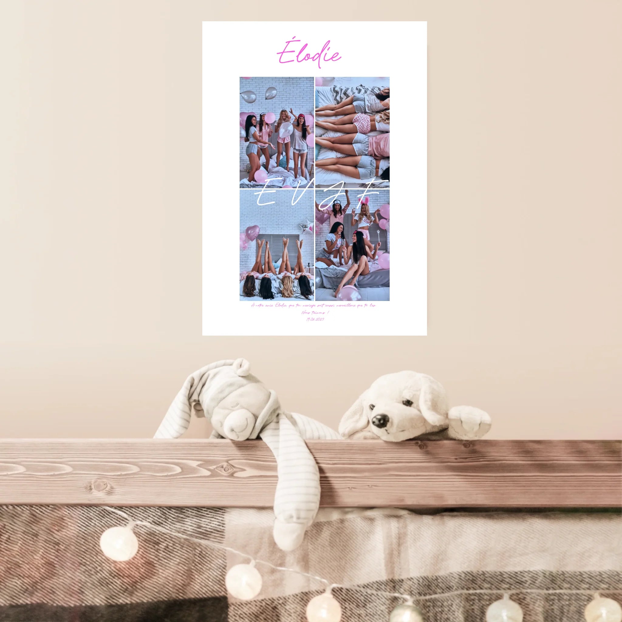 Cadre Personnalisé Photo EVJF