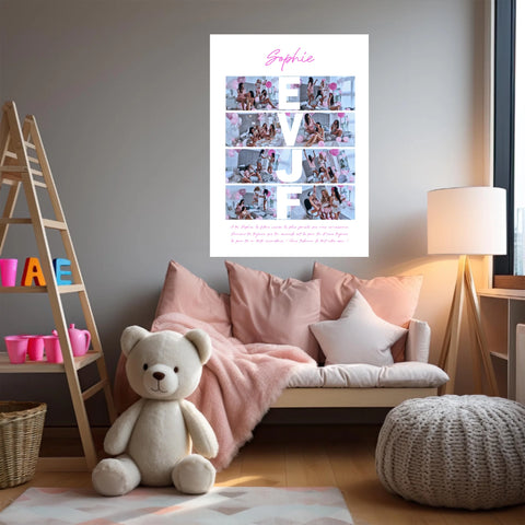 Tableau Personnalisé Carte Photo EVJF