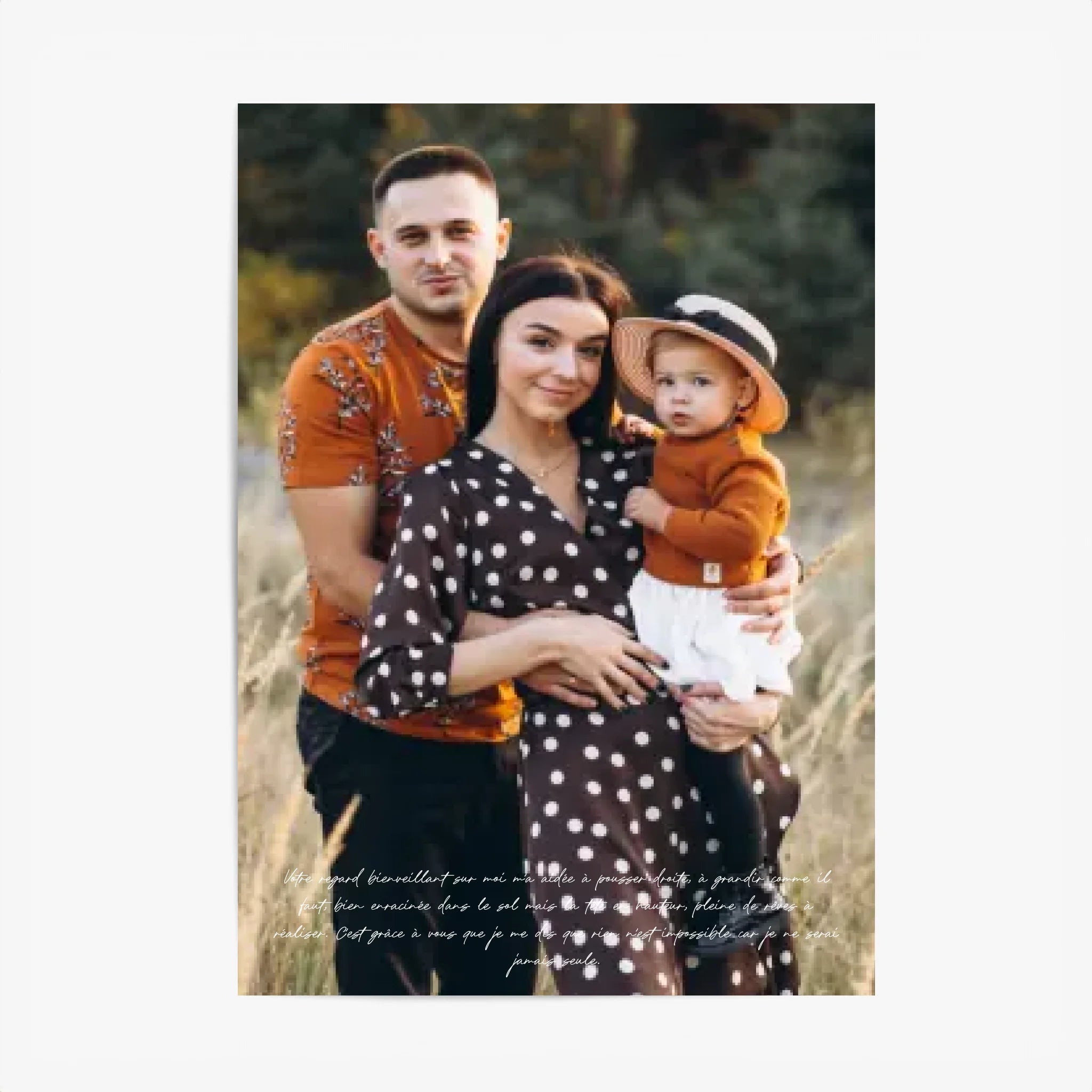 Tableau Personnalisé Photo Parents