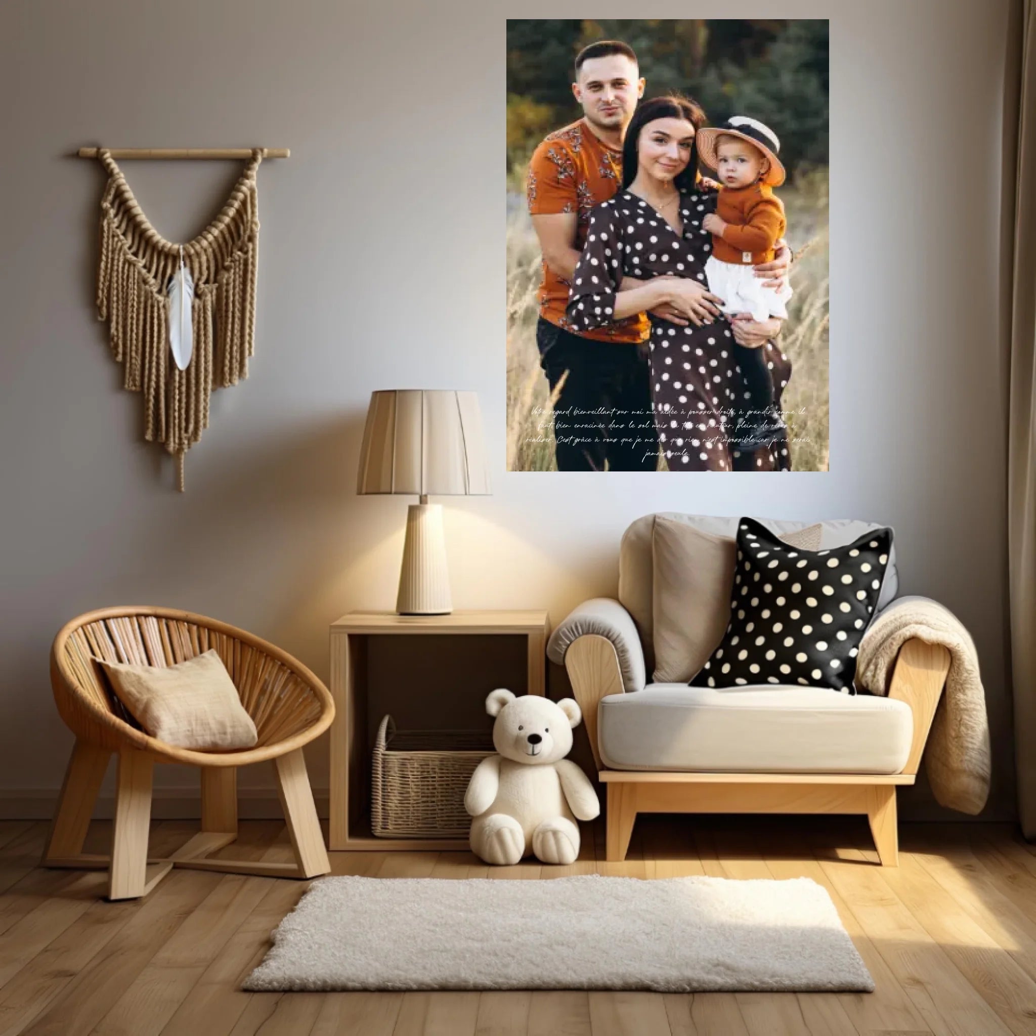 Tableau Personnalisé Photo Parents