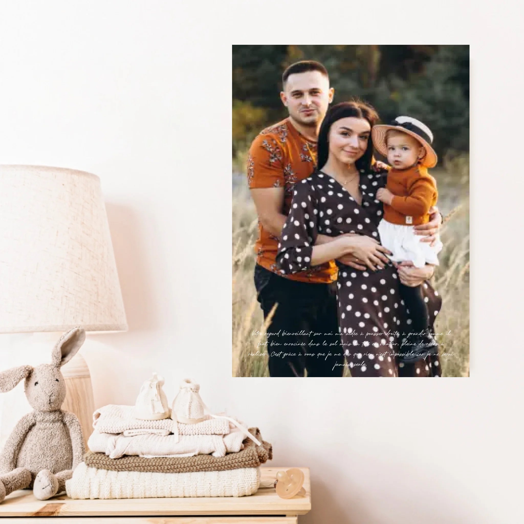 Tableau Personnalisé Photo Parents