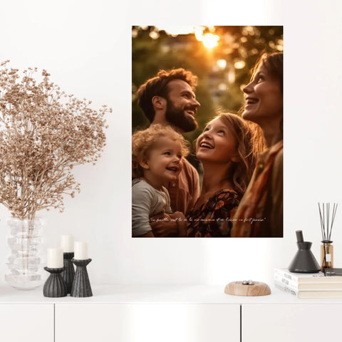 Tableau Personnalisé Photo Famille