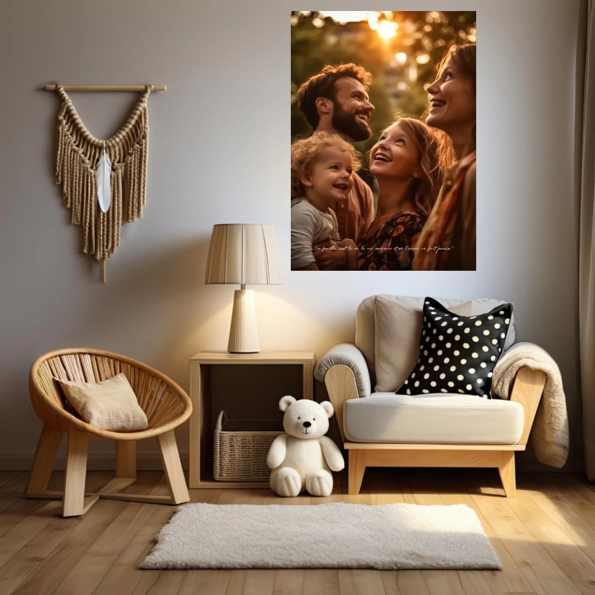 Tableau Personnalisé Photo Famille