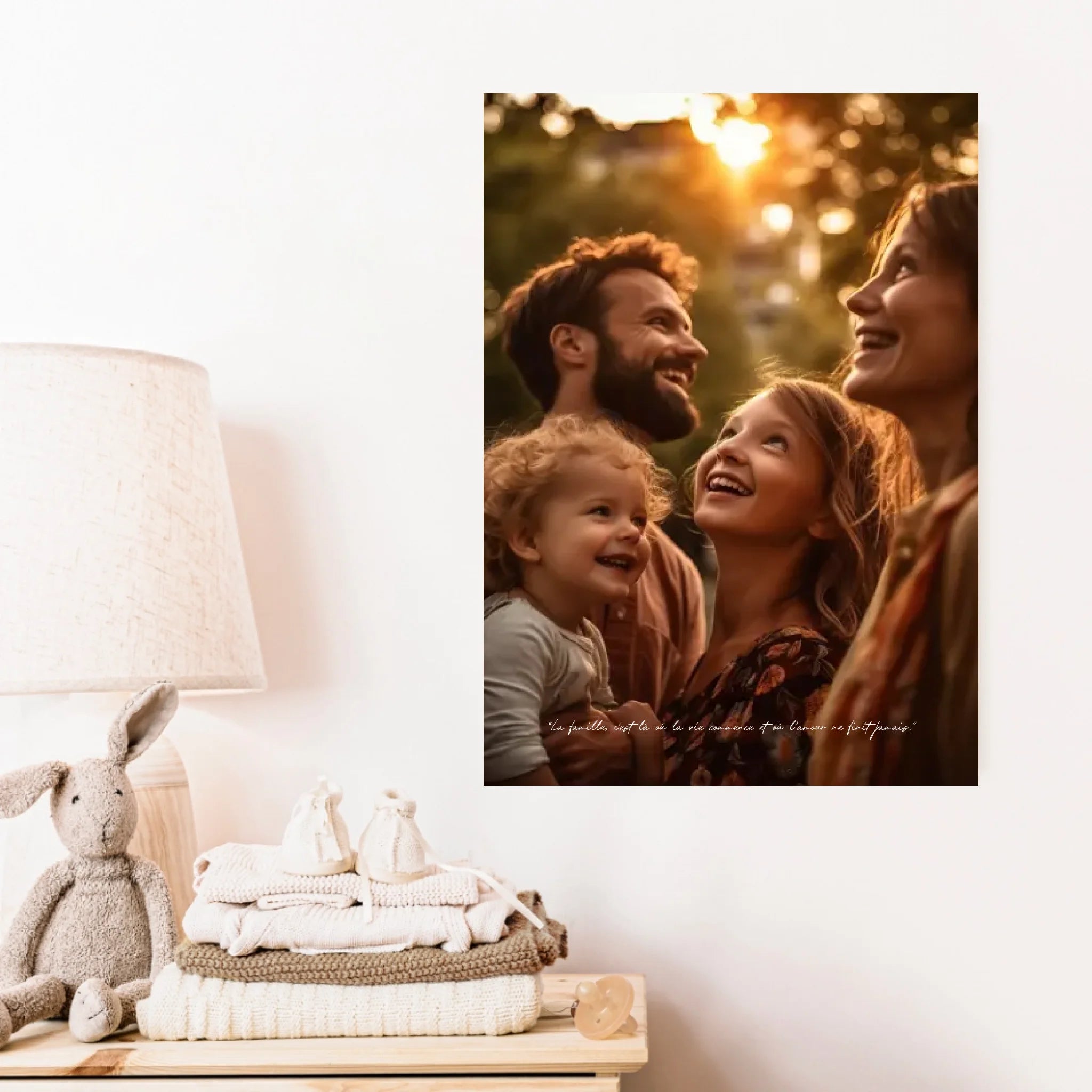 Tableau Personnalisé Photo Famille