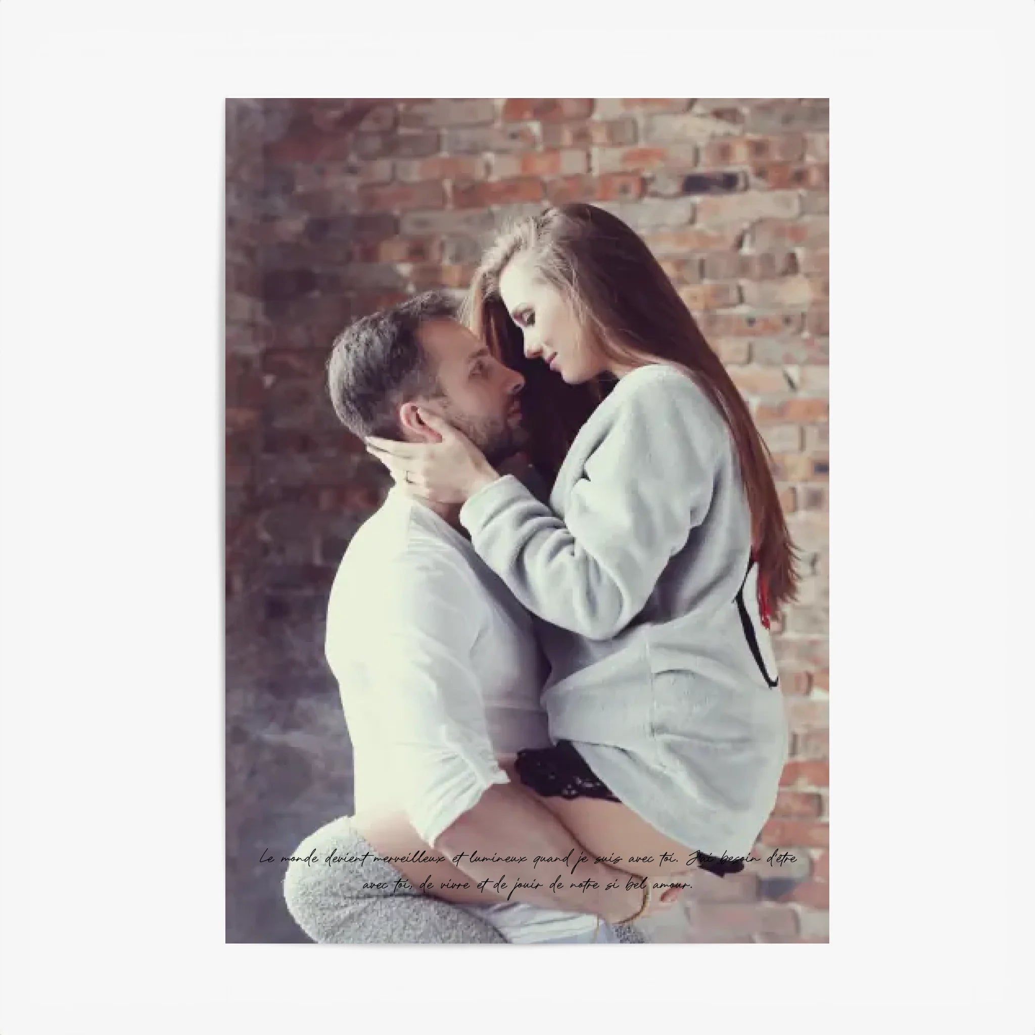 Tableau Personnalisé Photo Couple