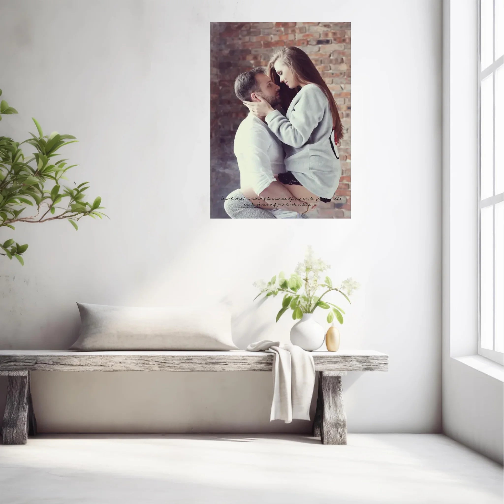 Tableau Personnalisé Photo Couple