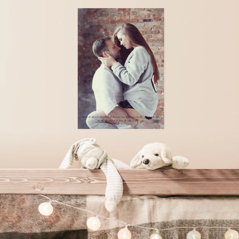 Tableau Personnalisé Photo Couple