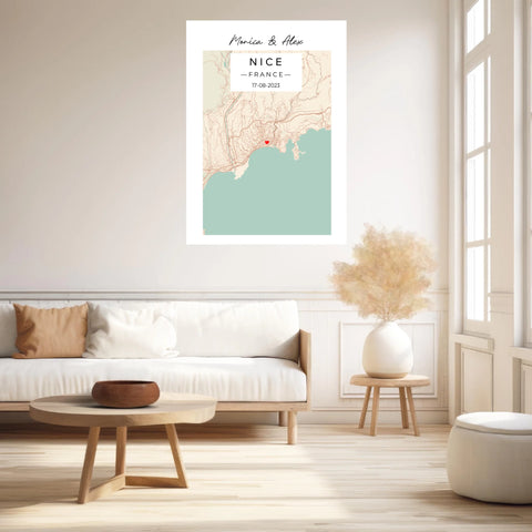 Carte Lieu de Rencontre Personnalisée