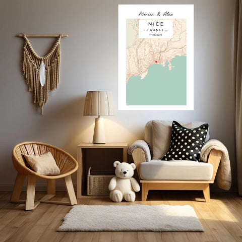 Carte Lieu de Rencontre Personnalisée
