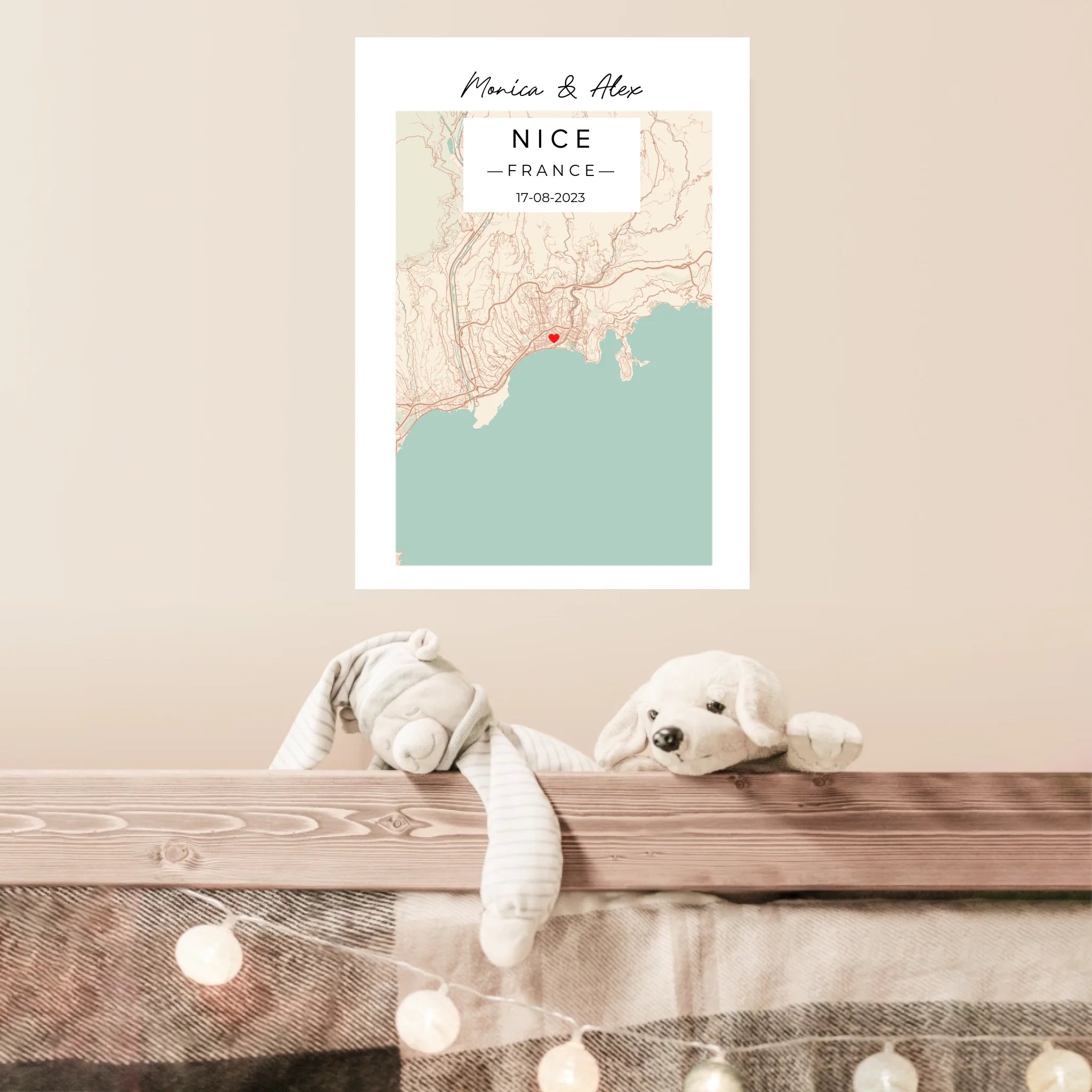 Carte Lieu de Rencontre Personnalisée