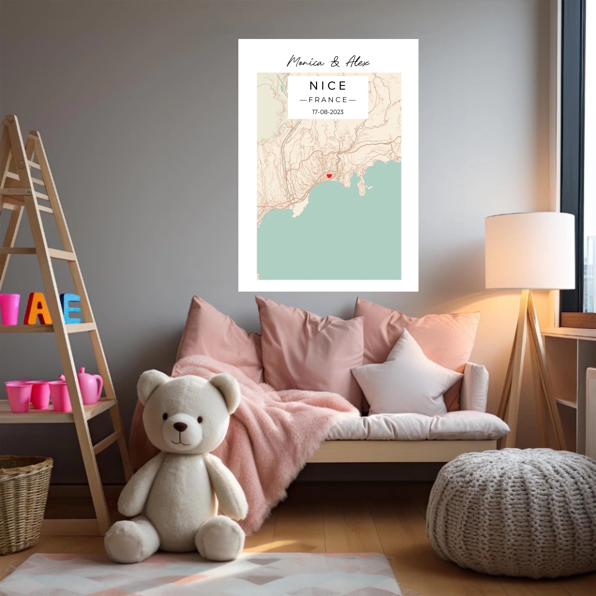 Carte Lieu de Rencontre Personnalisée