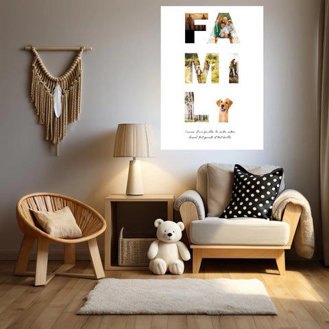Tableau Famille Personnalisable Photo Family