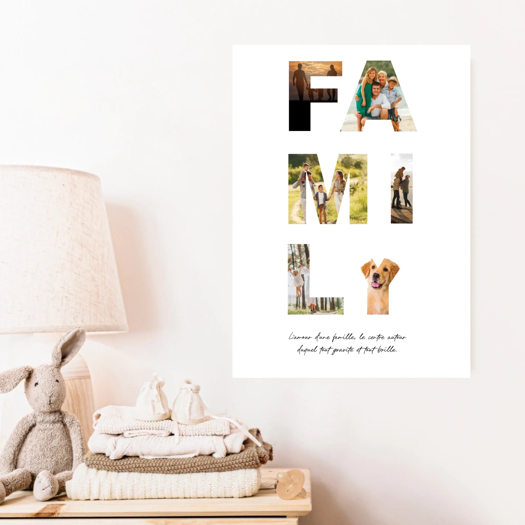 Tableau Famille Personnalisable Photo Family