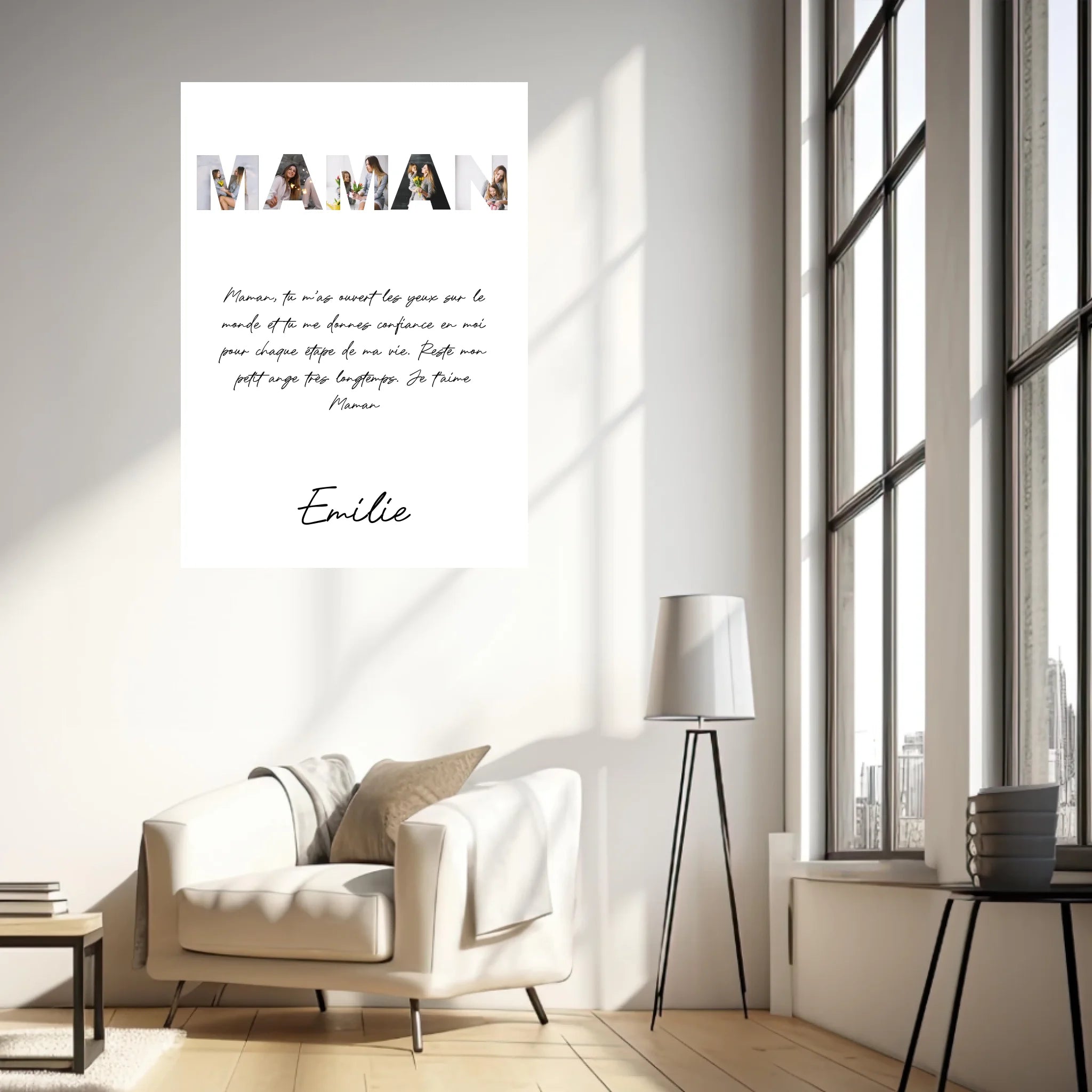 Tableau Famille Personnalisable photo Maman