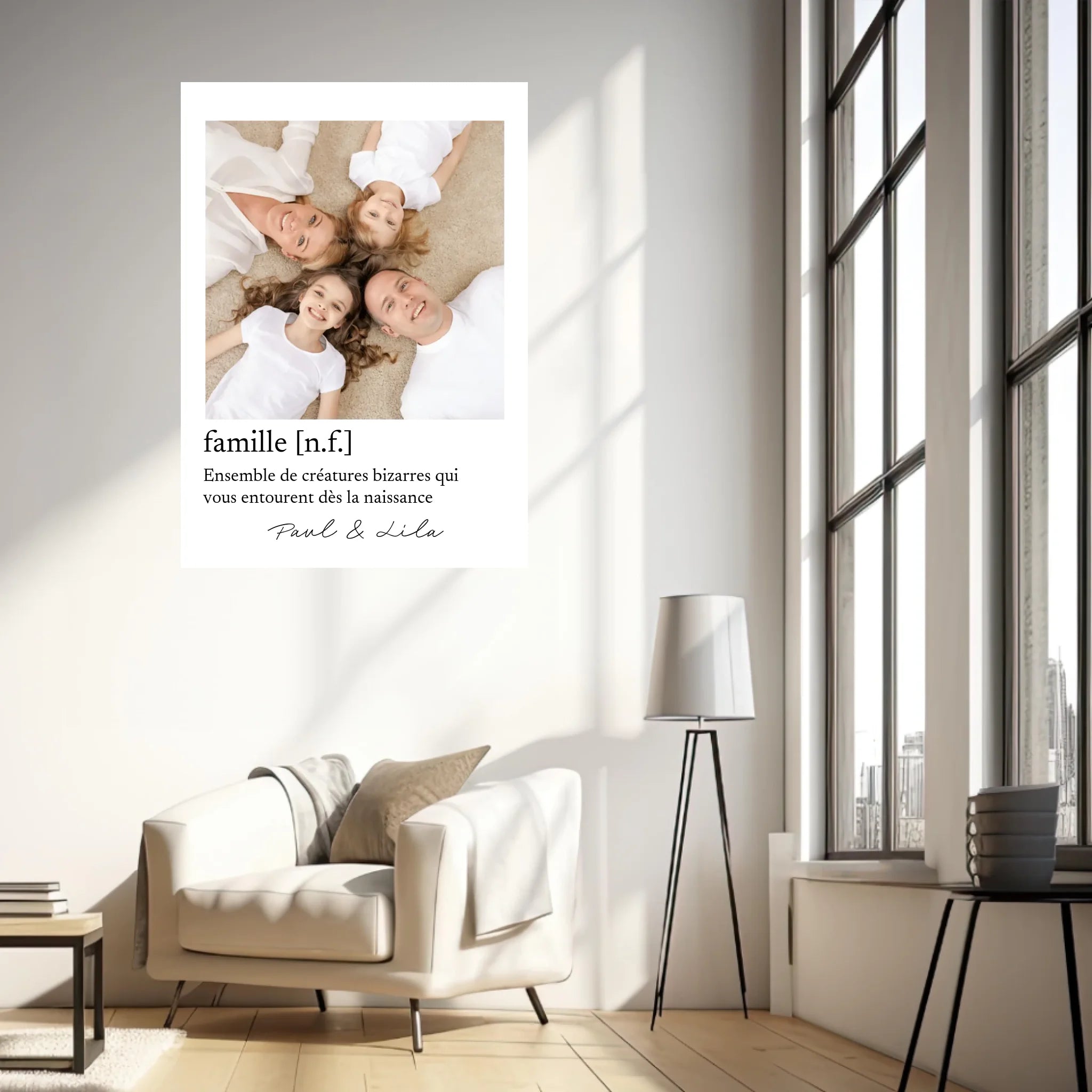 Tableau Photo Personnalisé Définition Famille