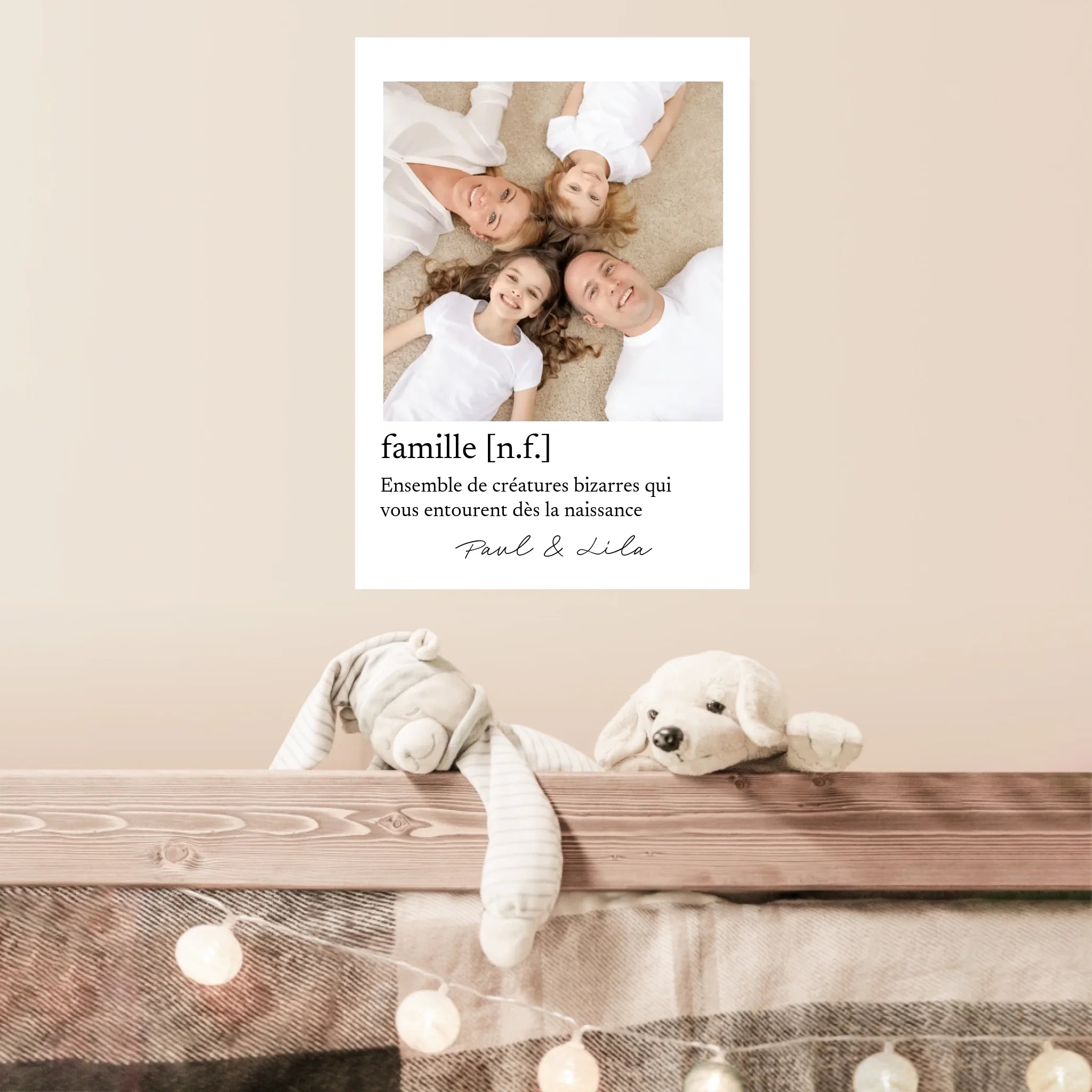 Tableau Photo Personnalisé Définition Famille