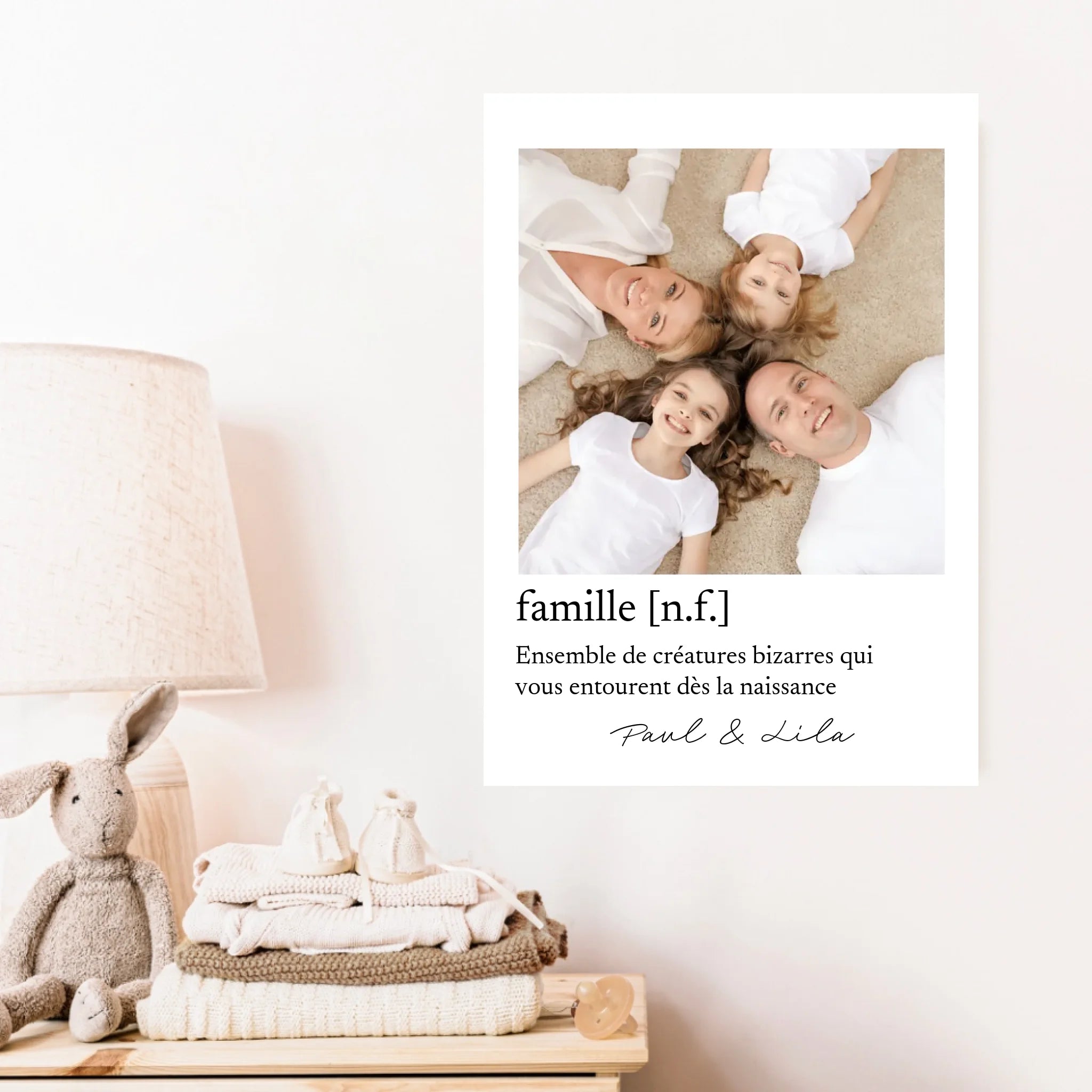 Tableau Photo Personnalisé Définition Famille