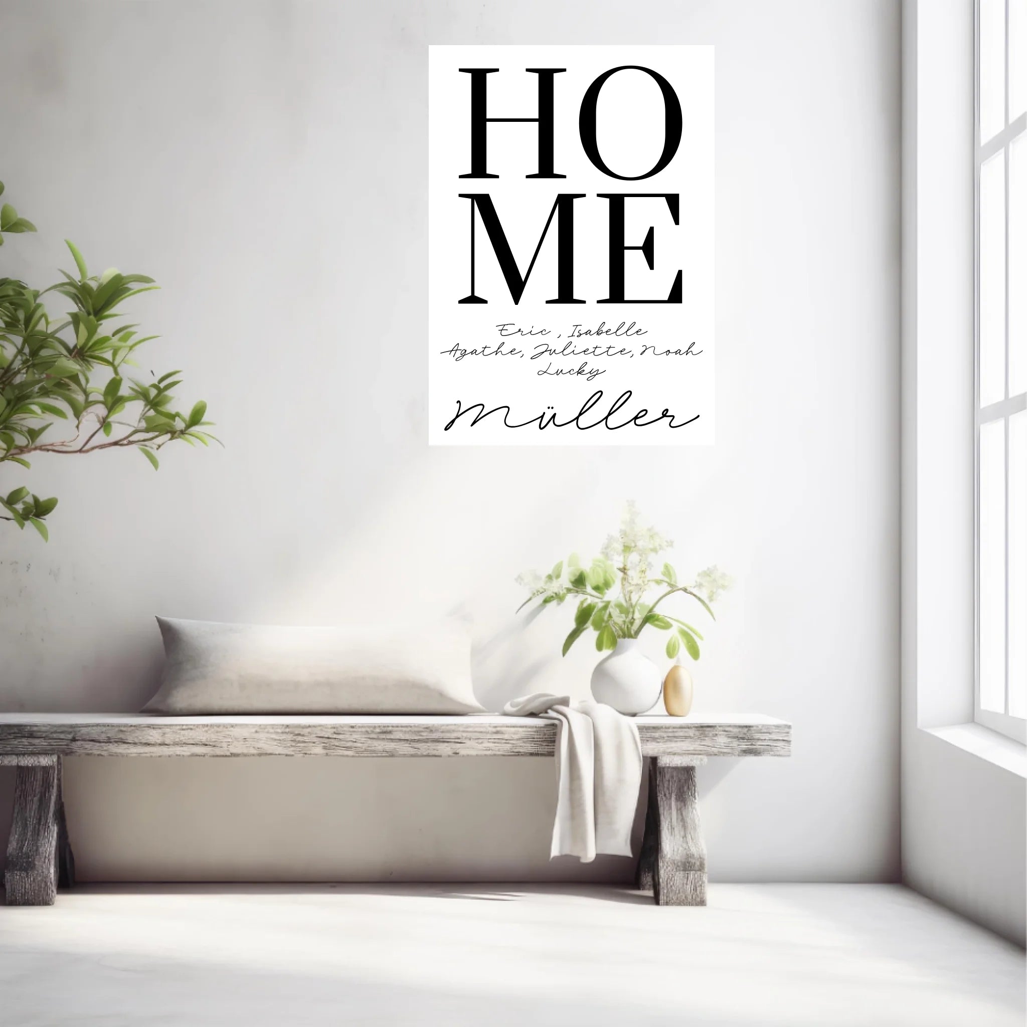 Tableau Famille Personnalisé Home
