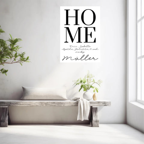Tableau Famille Personnalisé Home