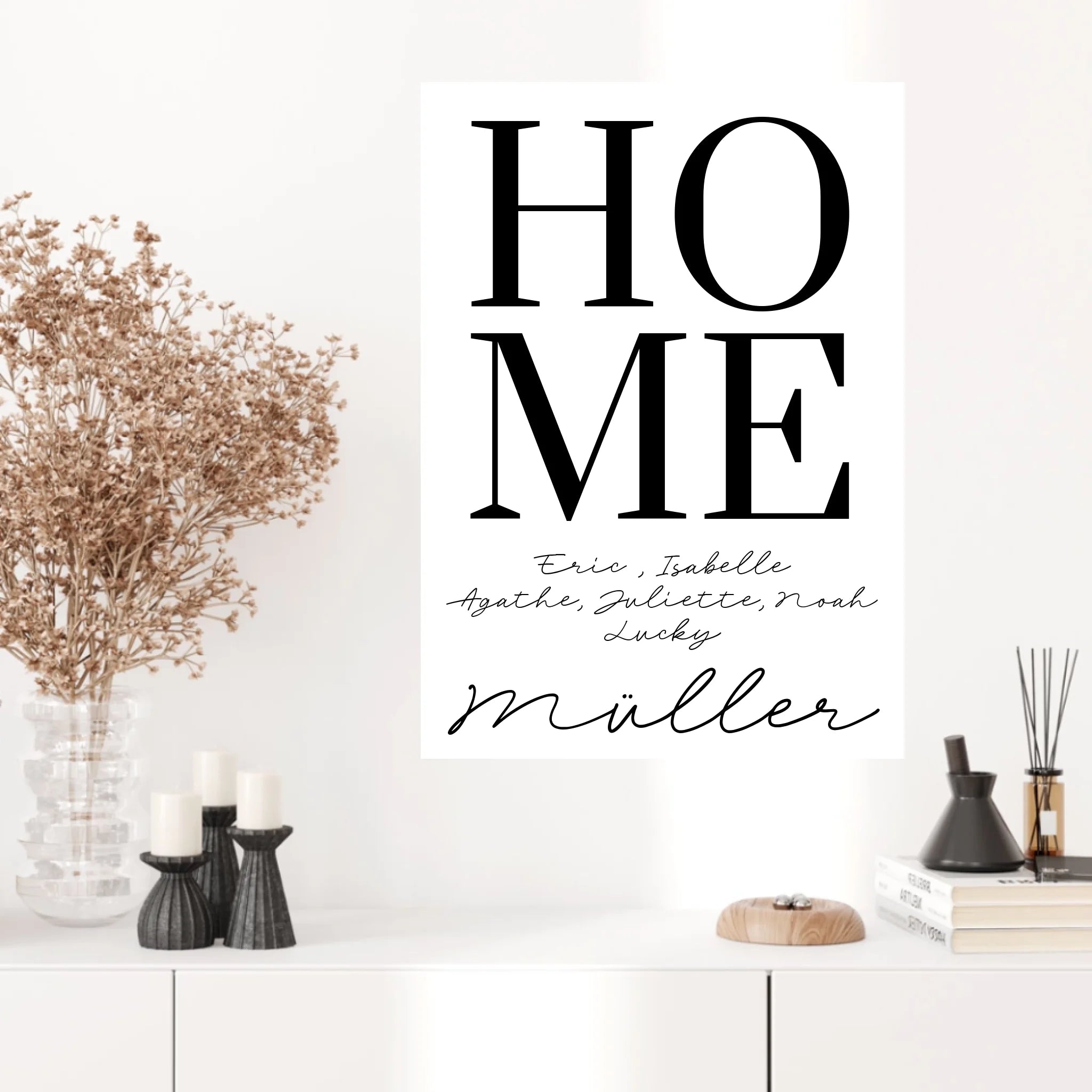 Tableau Famille Personnalisé Home