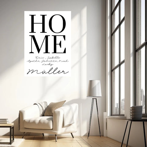 Tableau Famille Personnalisé Home