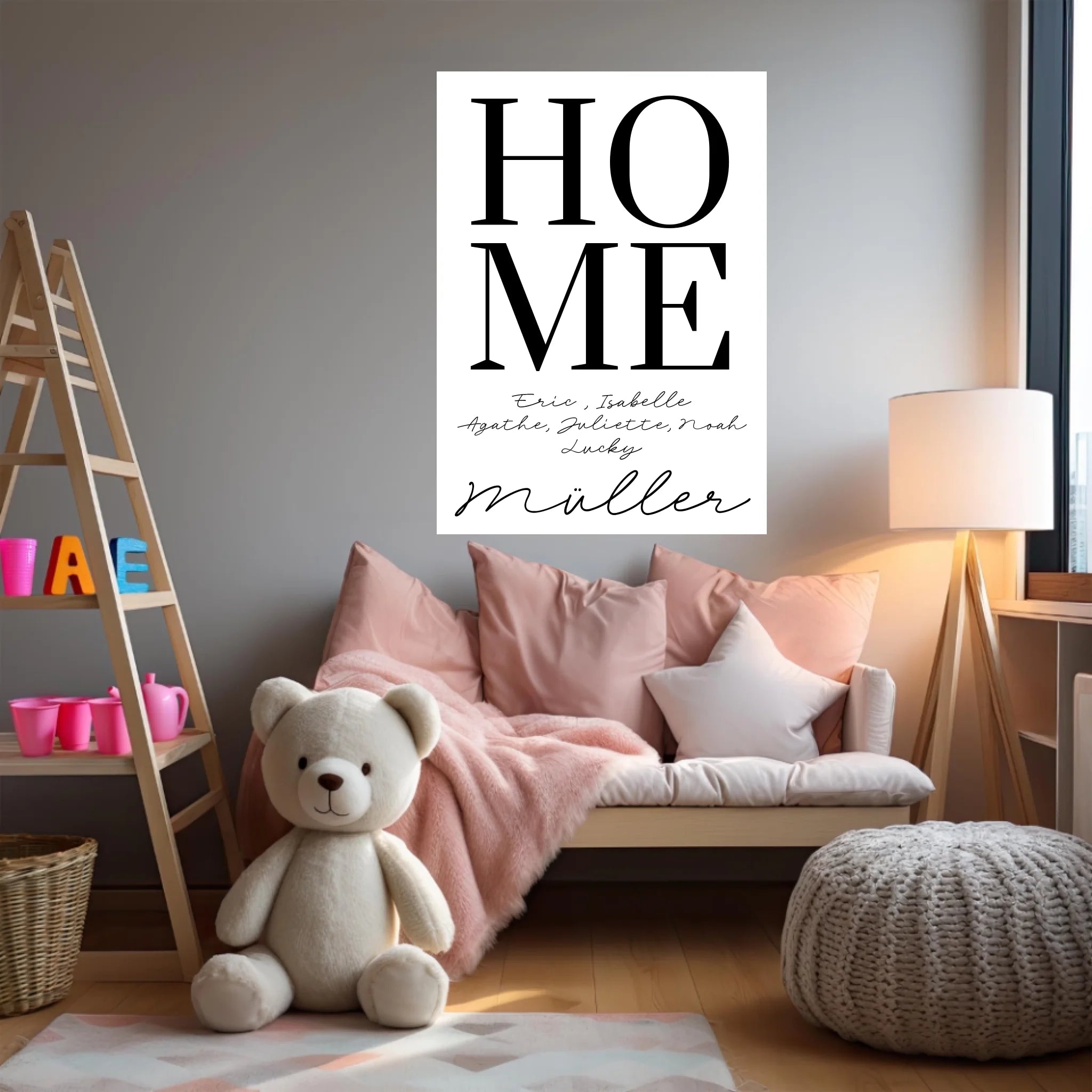 Tableau Famille Personnalisé Home