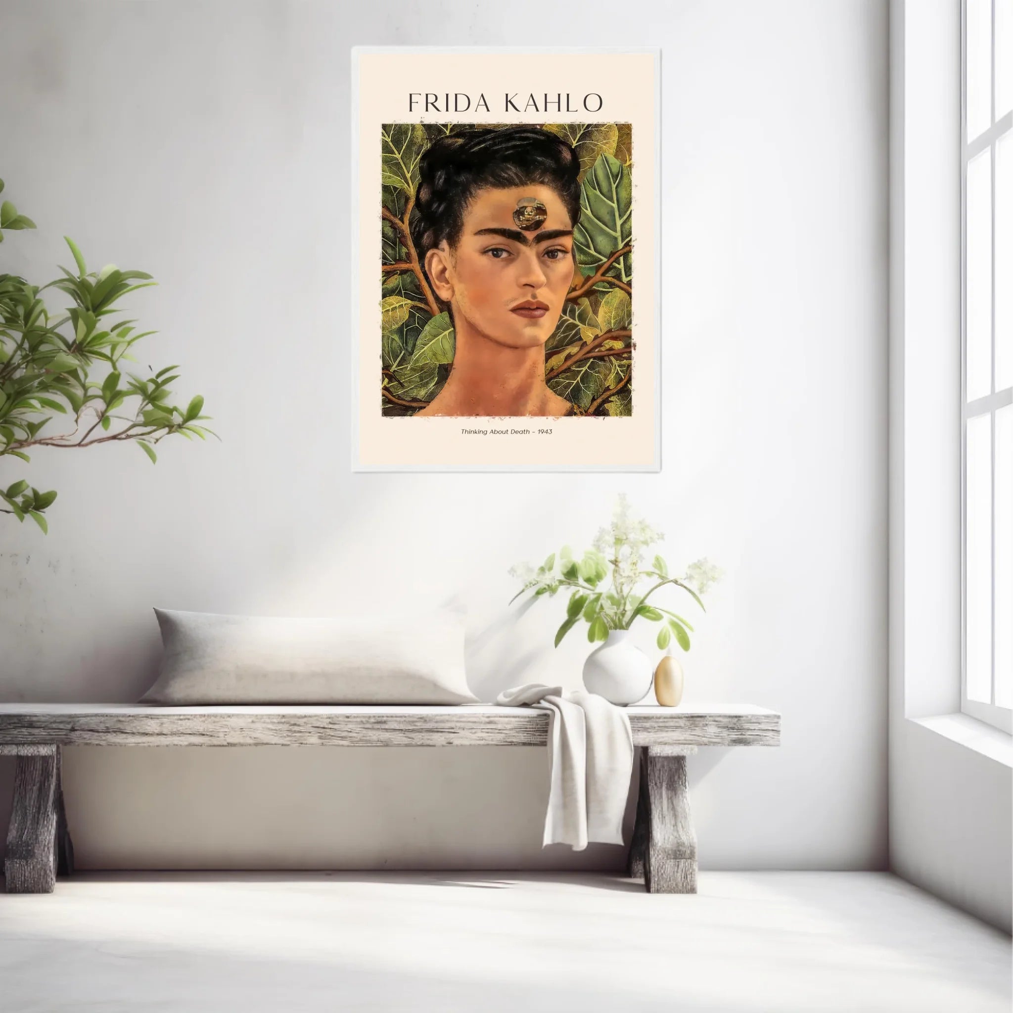 FRIDA KAHLO Thinking About Death 1943