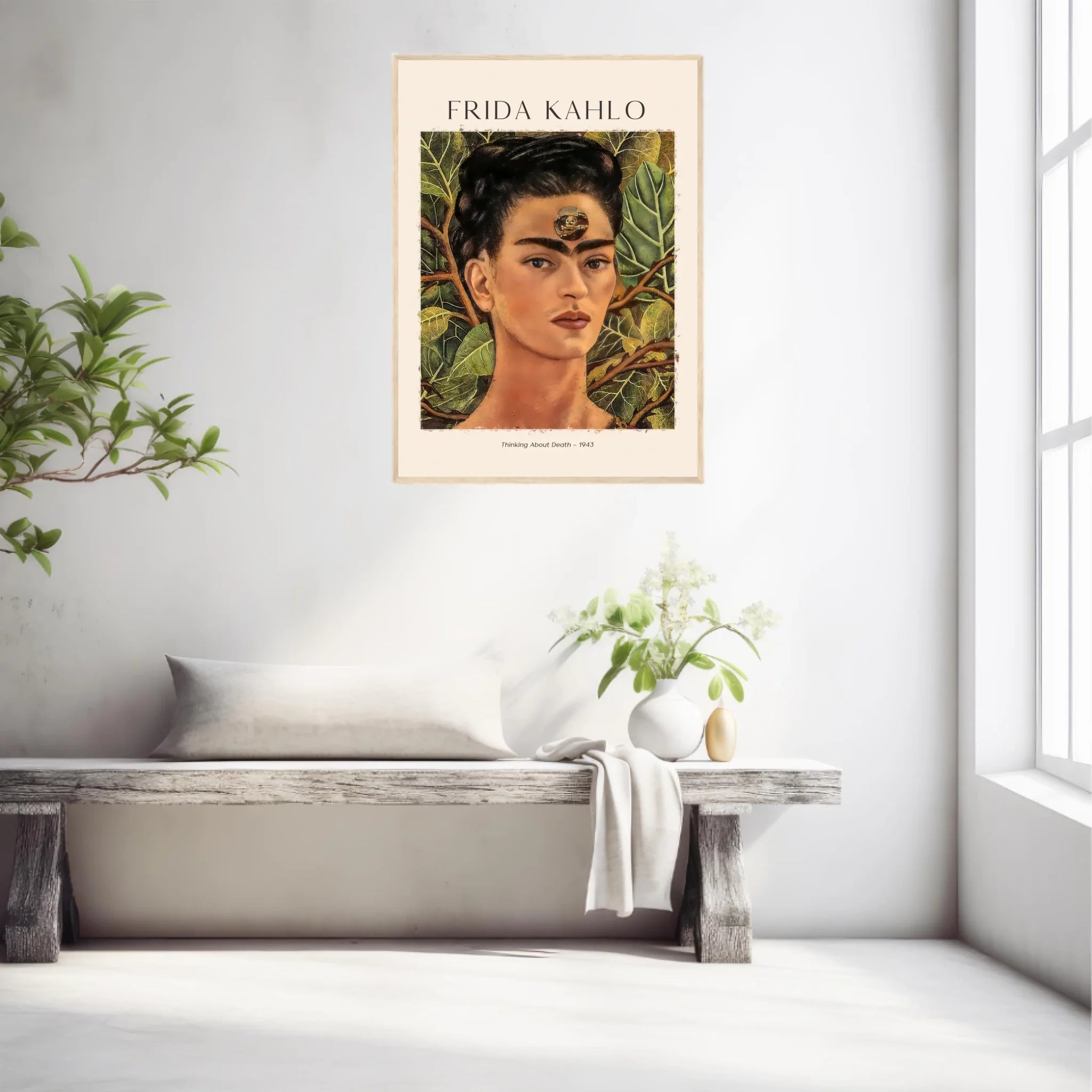 FRIDA KAHLO Thinking About Death 1943
