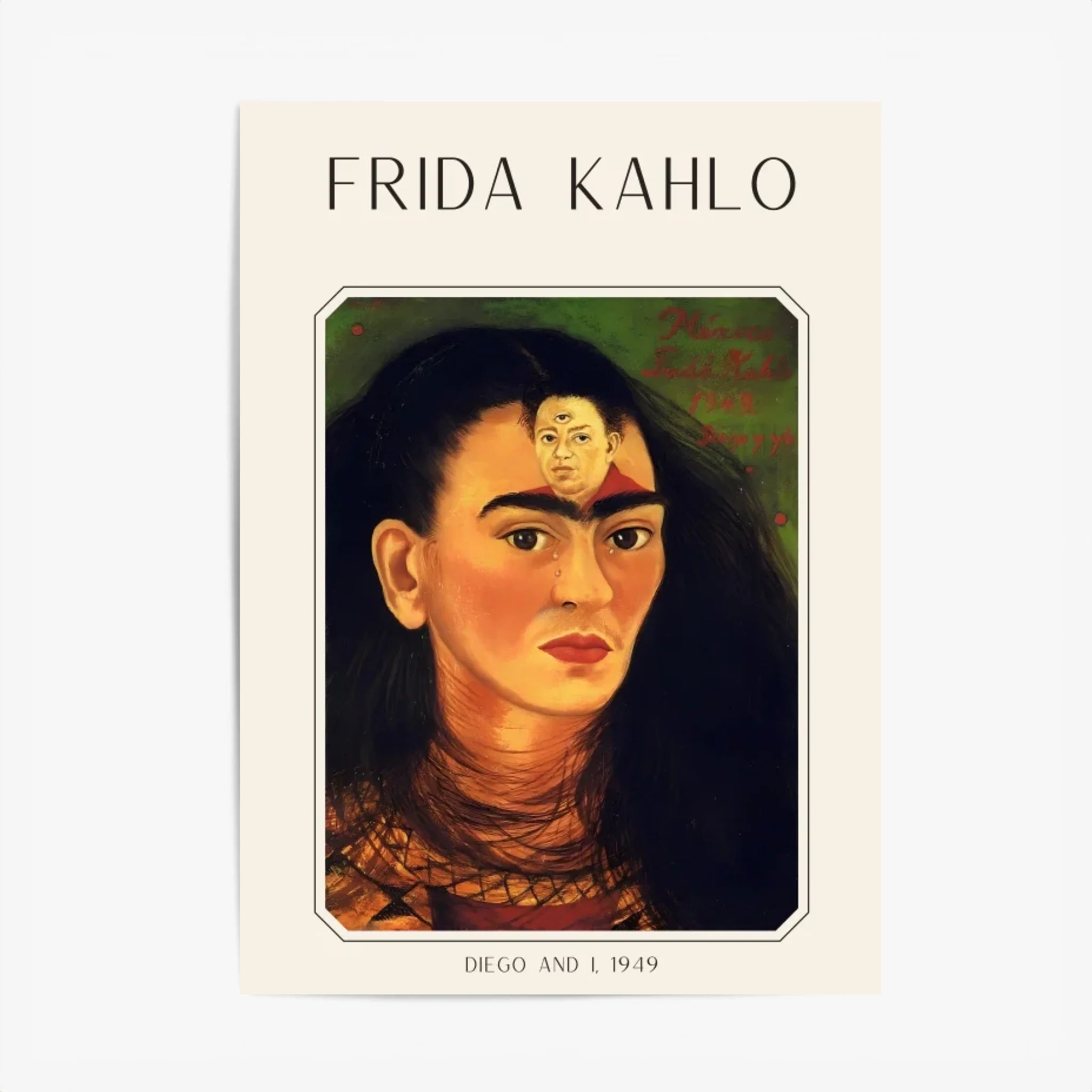 FRIDA KAHLO Diego And I 1949
