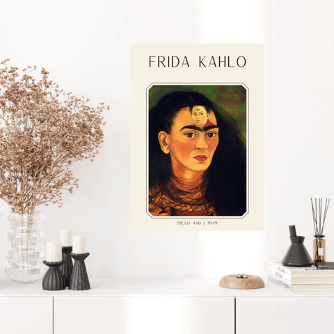 FRIDA KAHLO Diego And I 1949