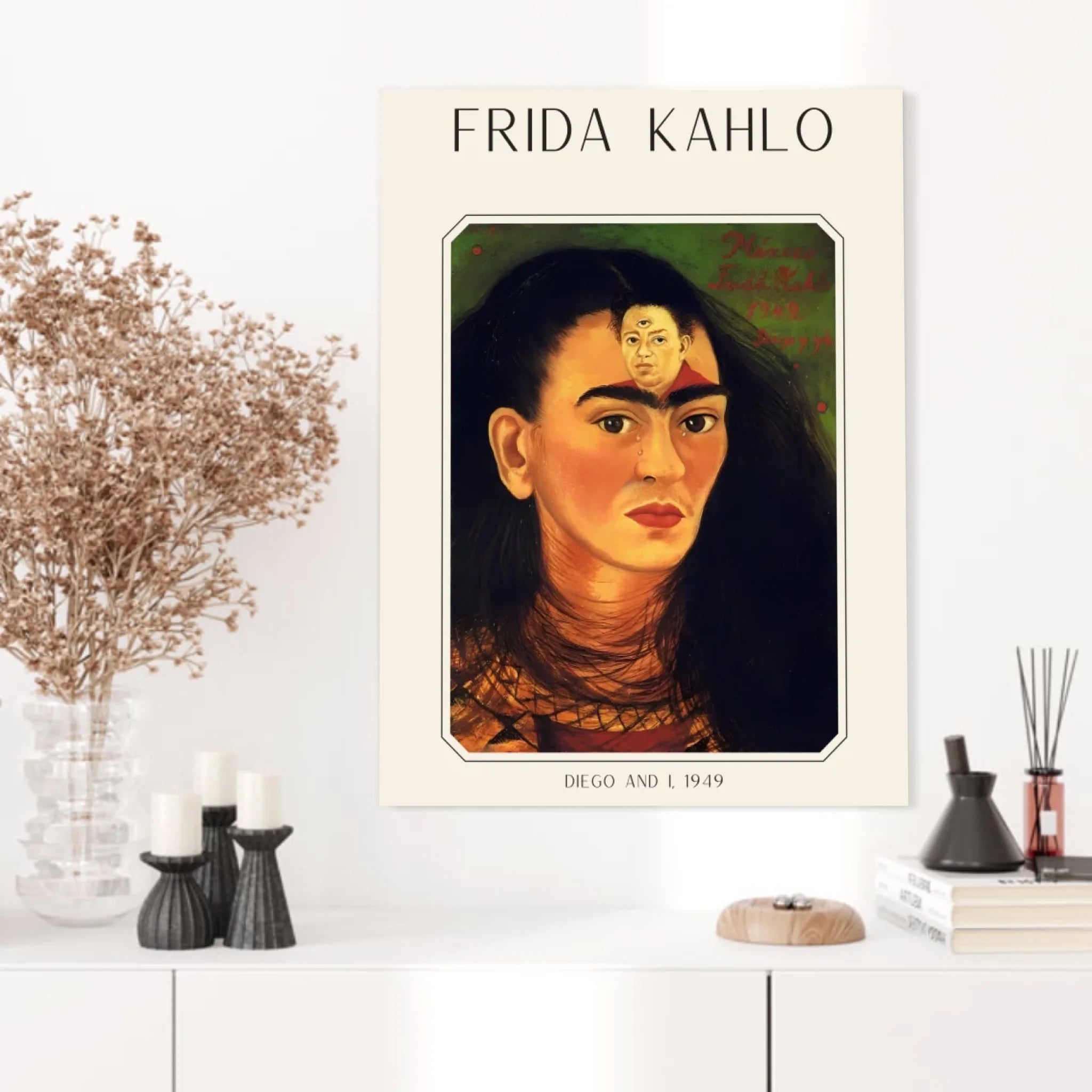 FRIDA KAHLO Diego And I 1949