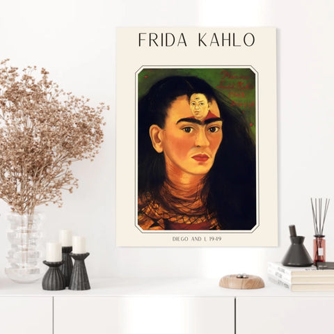 FRIDA KAHLO Diego And I 1949