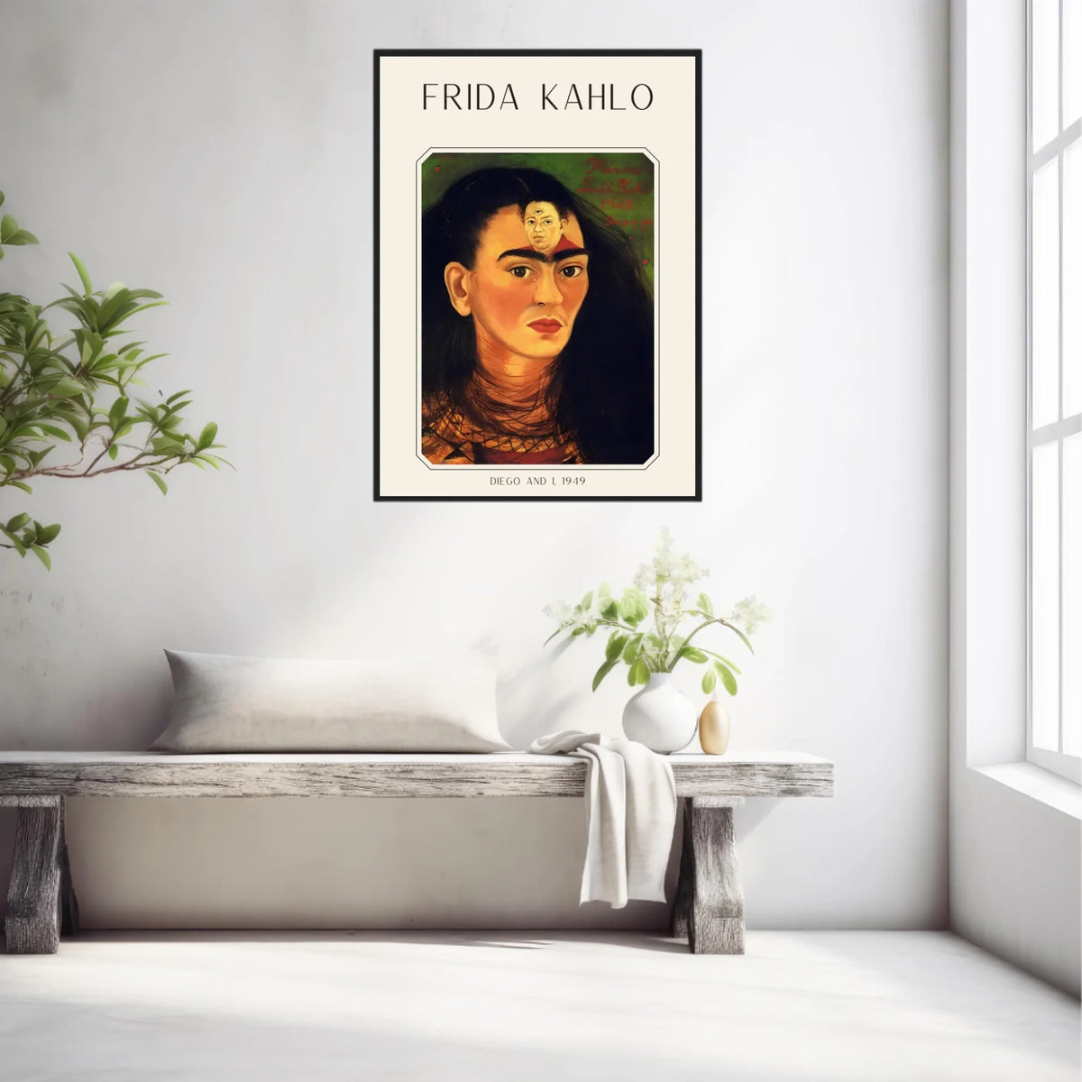 FRIDA KAHLO Diego And I 1949
