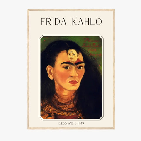 FRIDA KAHLO Diego And I 1949
