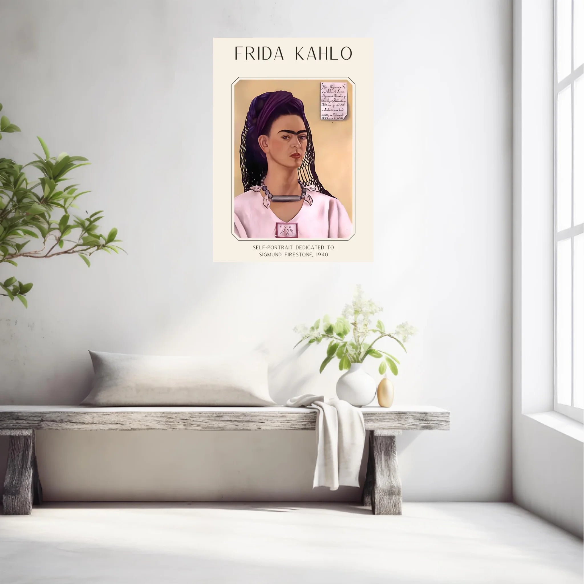 FRIDA KAHLO Self Portrait To Sigmund Firestone 1940