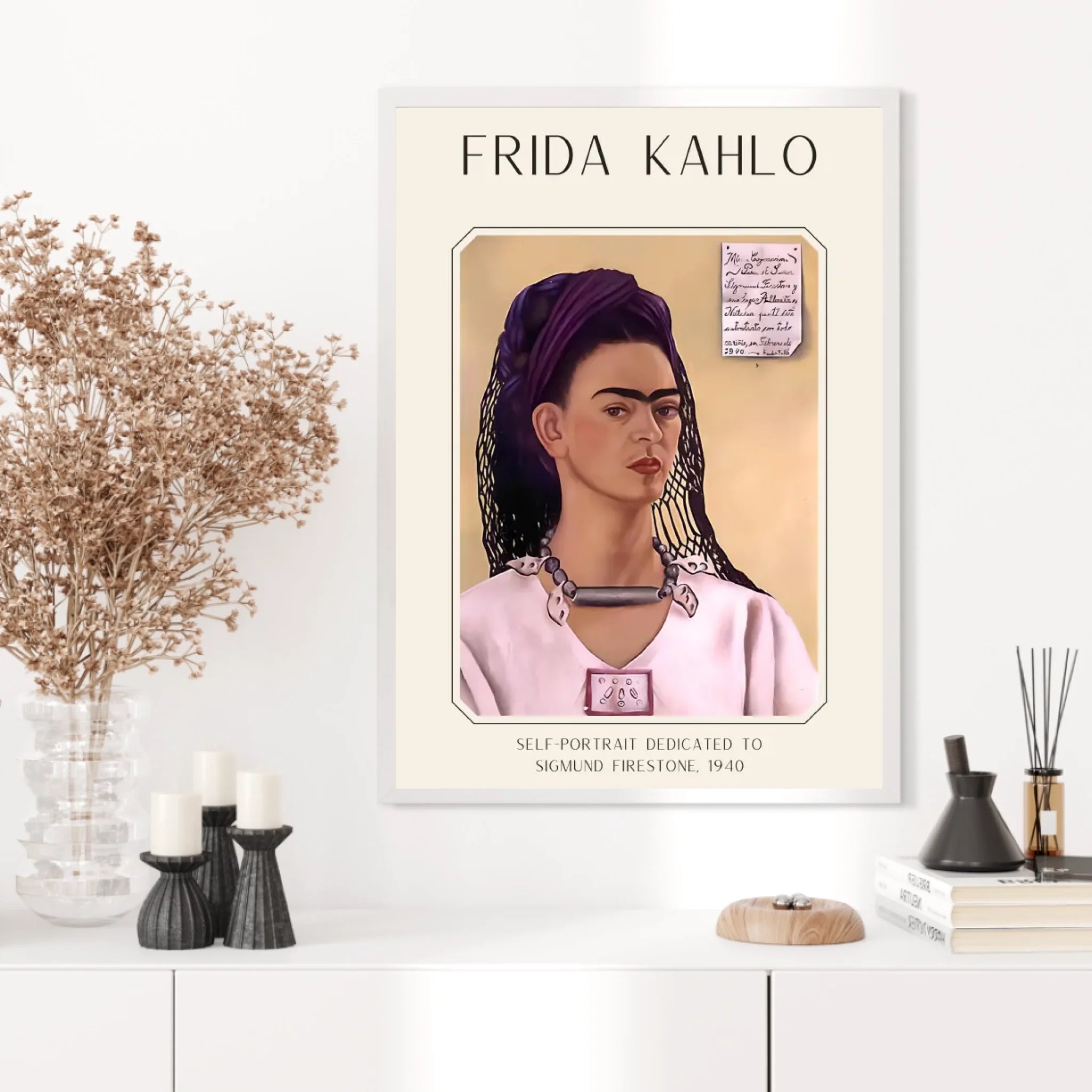 FRIDA KAHLO Self Portrait To Sigmund Firestone 1940