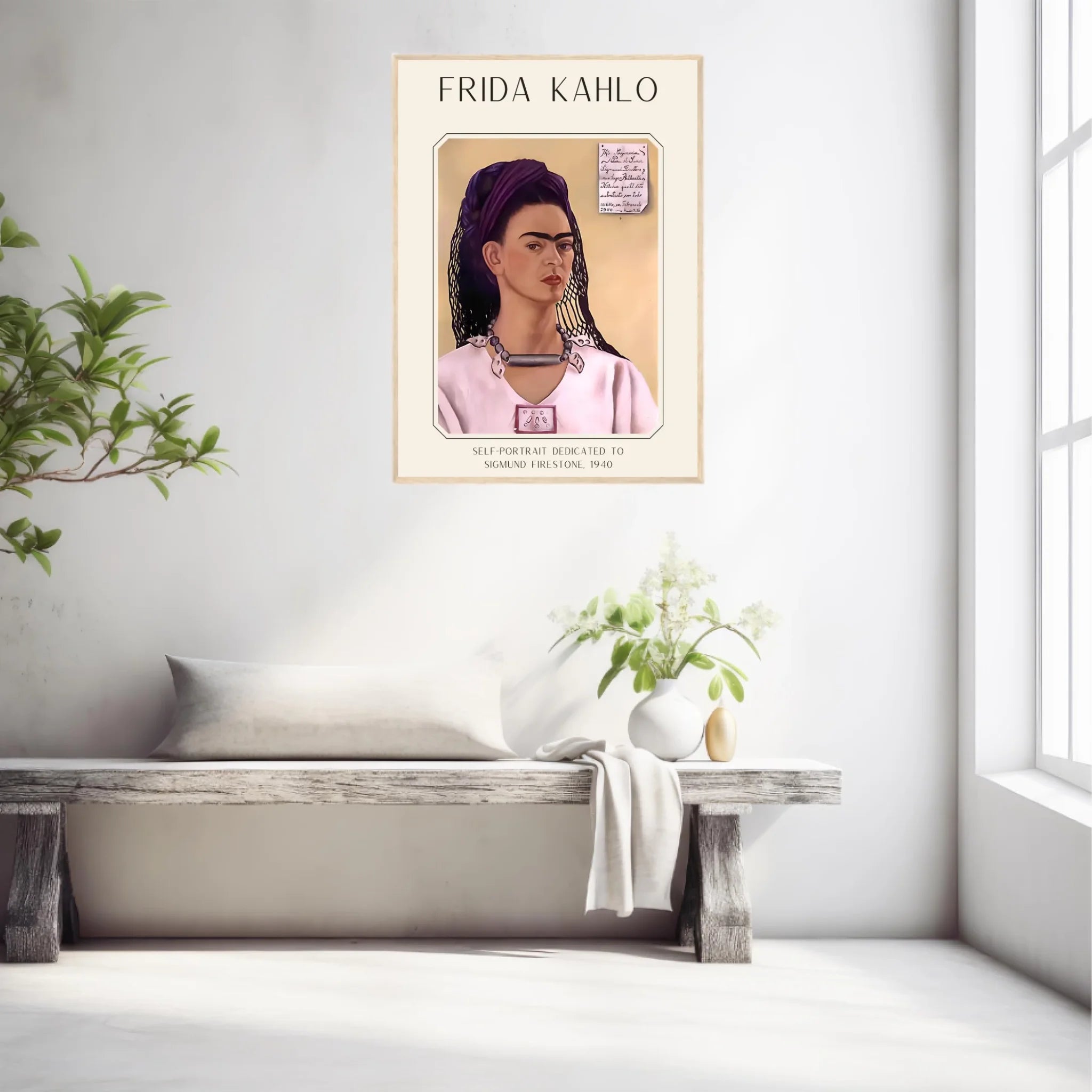 FRIDA KAHLO Self Portrait To Sigmund Firestone 1940