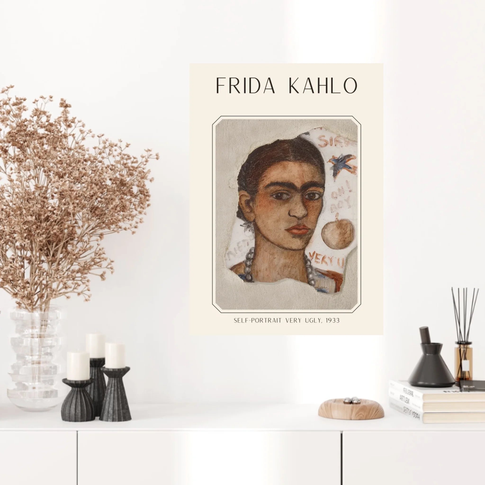 FRIDA KAHLO Self Portrait Very Ugly 1933
