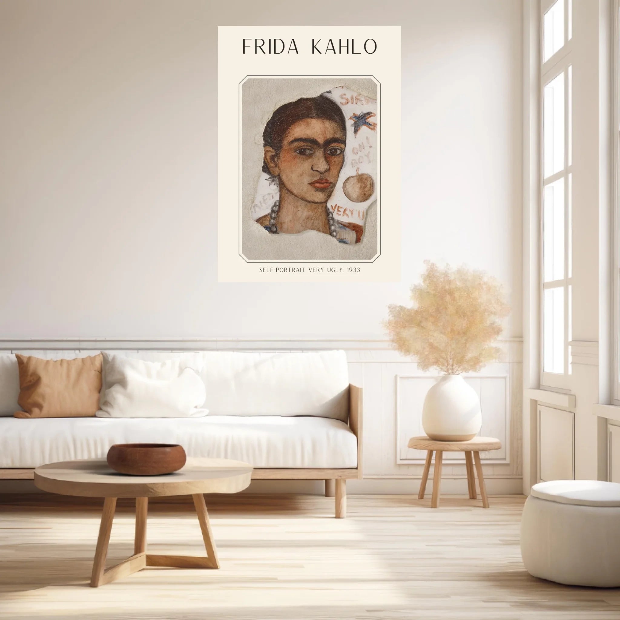 FRIDA KAHLO Self Portrait Very Ugly 1933