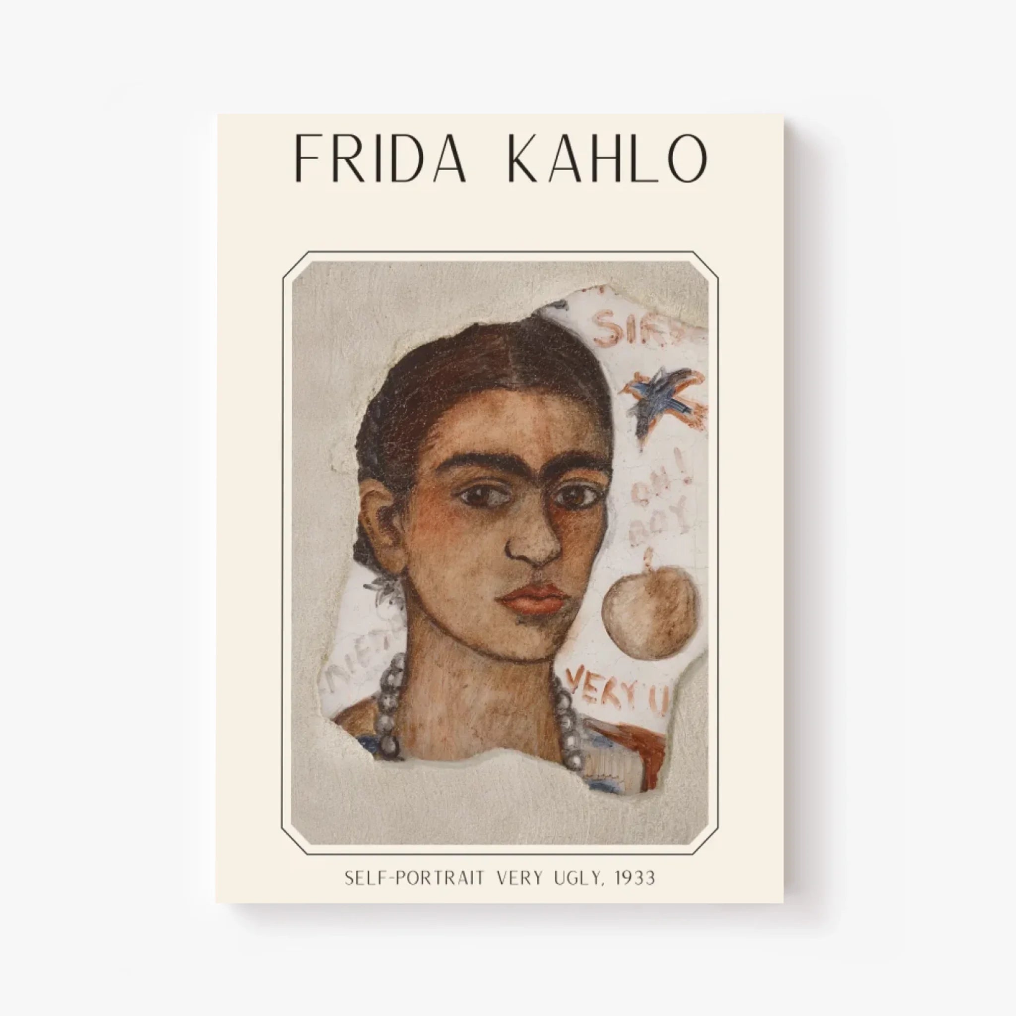 FRIDA KAHLO Self Portrait Very Ugly 1933