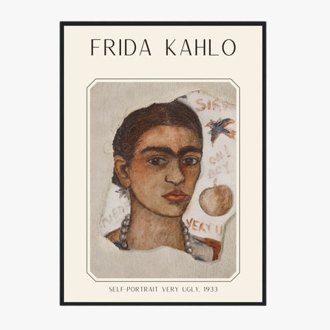 FRIDA KAHLO Self Portrait Very Ugly 1933