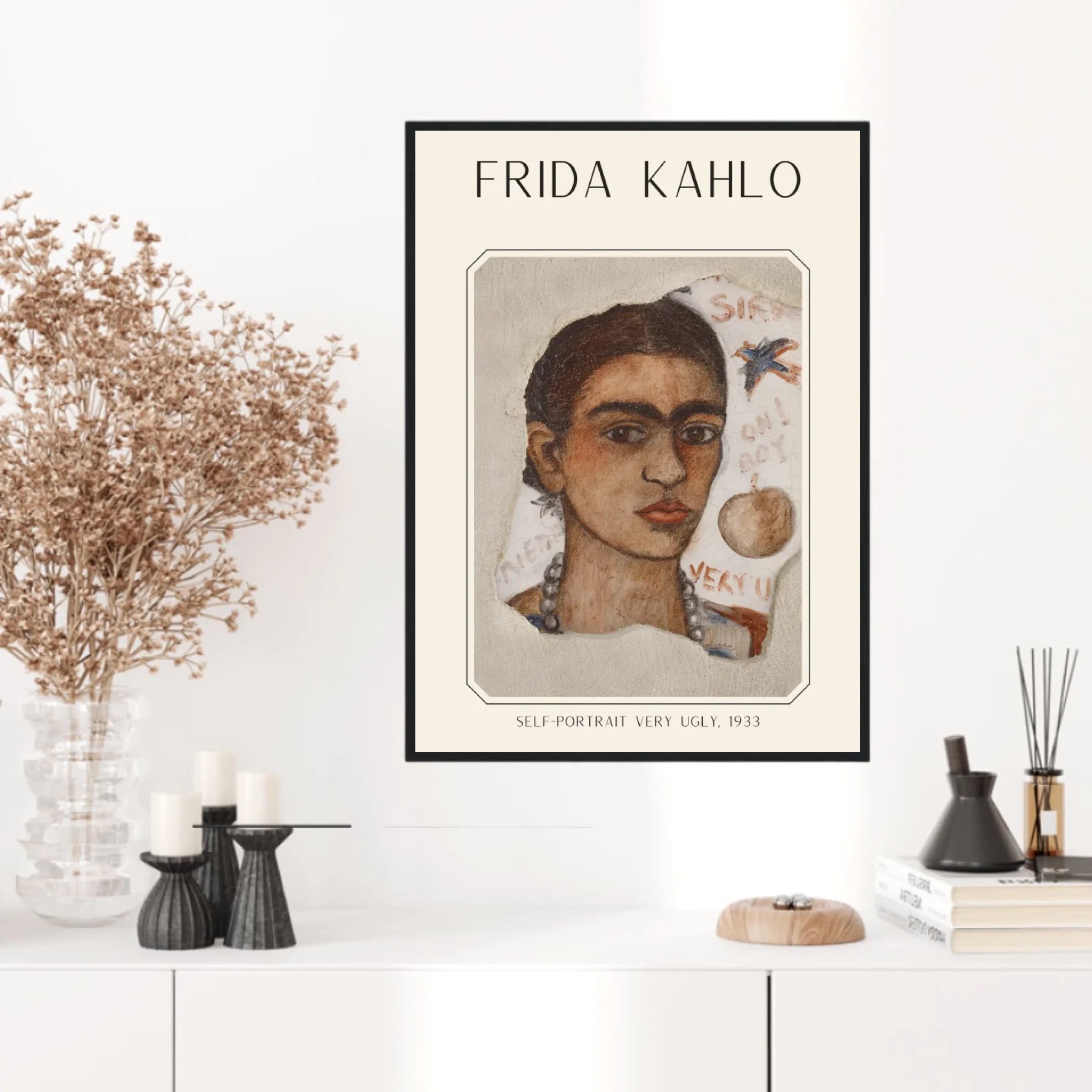 FRIDA KAHLO Self Portrait Very Ugly 1933