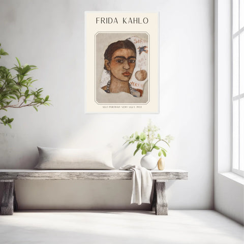 FRIDA KAHLO Self Portrait Very Ugly 1933