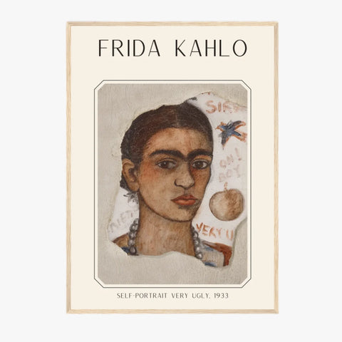 FRIDA KAHLO Self Portrait Very Ugly 1933