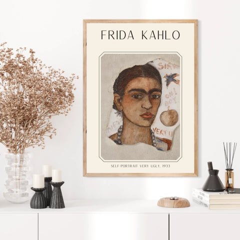 FRIDA KAHLO Self Portrait Very Ugly 1933